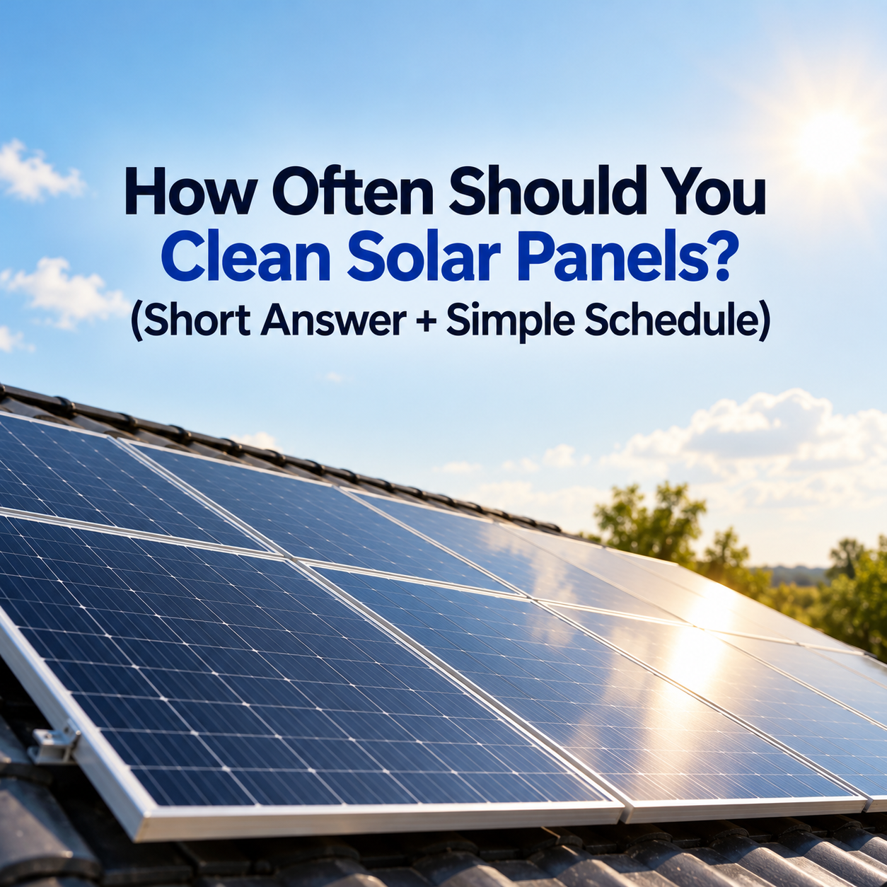 How Often Should You Clean Solar Panels?